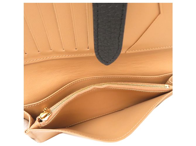 Cartera larga para mujer Louis Vuitton Taurillon Vertical Negro - vista 6