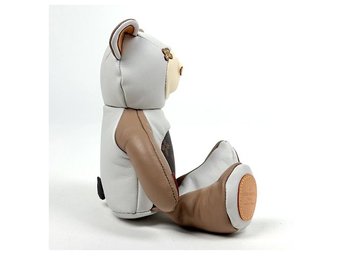 Louis Vuitton Doudou Monogram Orsetto di Peluche Bianco Multicolore - vista 2