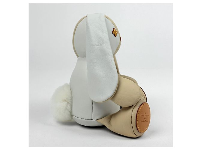 Louis Vuitton Doudou Monogram Coniglio di Peluche Bianco Multicolore - vista 2