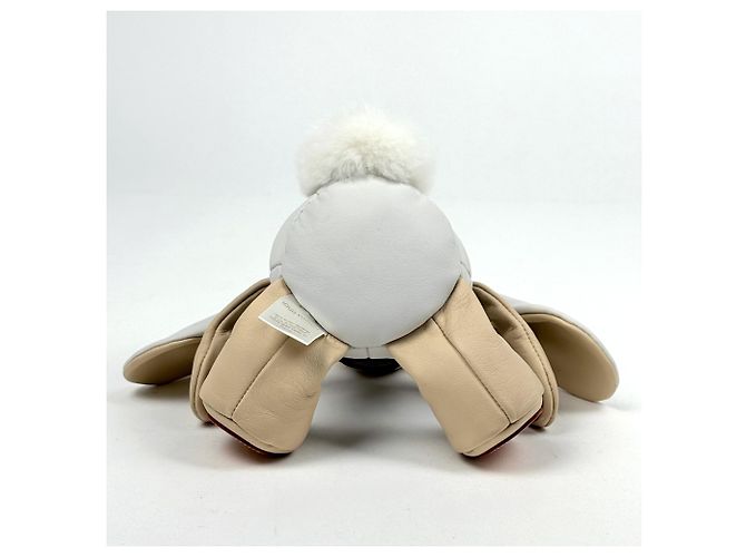 Louis Vuitton Doudou Monogram Coniglio di Peluche Bianco Multicolore - vista 4