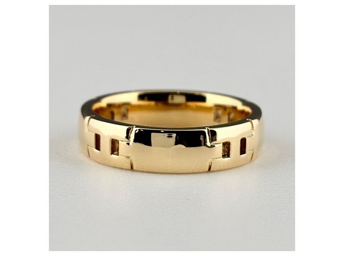Ring Anello Hercules in oro giallo Hermès - vista 2