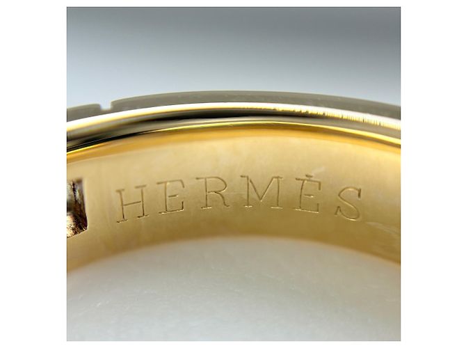 Ring Anello Hercules in oro giallo Hermès - vista 6