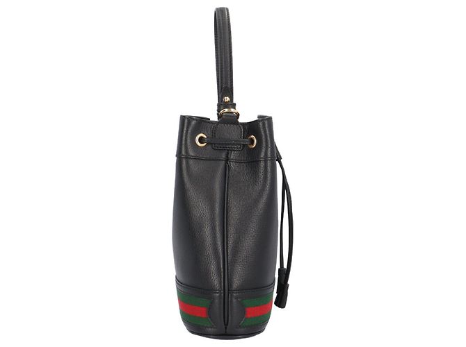 Borsa a tracolla Gucci Ophidia in pelle nera Nero - vista 5