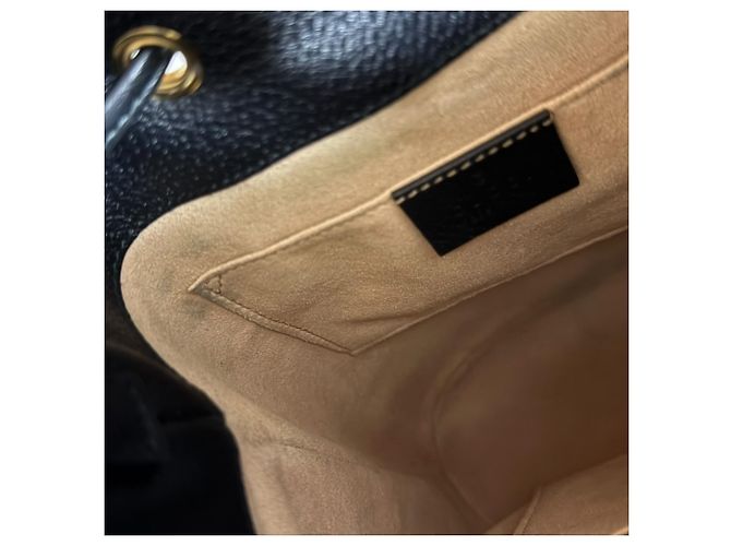 Borsa a tracolla Gucci Ophidia in pelle nera Nero - vista 9