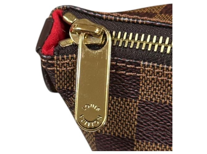 Borsa Louis Vuitton Saleya PM Damier Marrone - vista 11