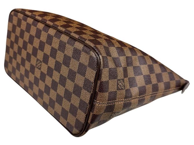 Borsa Louis Vuitton Saleya PM Damier Marrone - vista 6
