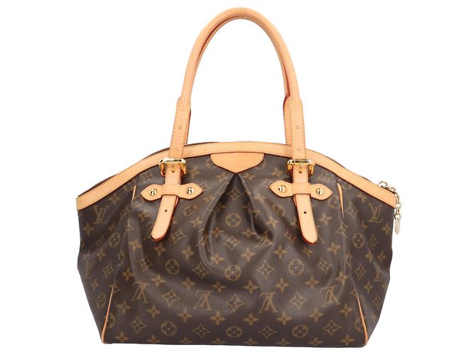 Borsa a tracolla Louis Vuitton Tivoli GM Monogram Marrone - vista 3