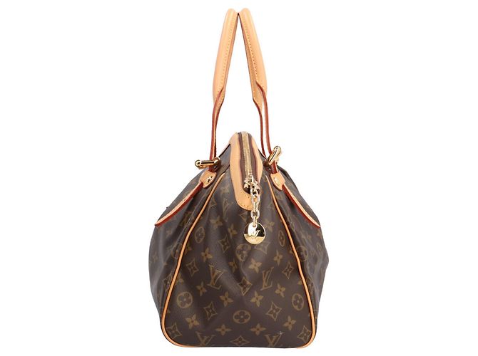 Borsa a tracolla Louis Vuitton Tivoli GM Monogram Marrone - vista 4