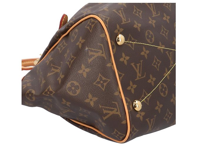 Borsa a tracolla Louis Vuitton Tivoli GM Monogram Marrone - vista 7