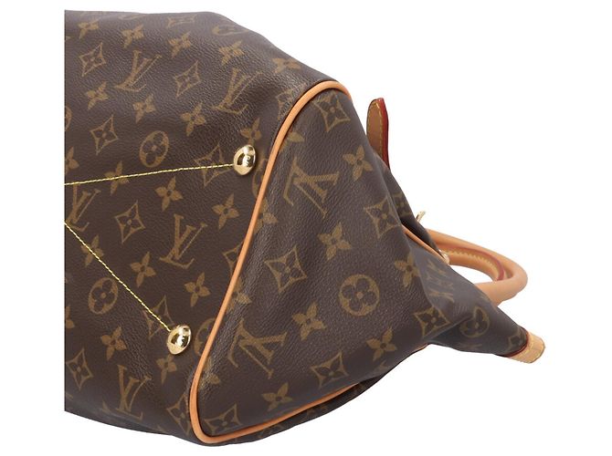 Borsa a tracolla Louis Vuitton Tivoli GM Monogram Marrone - vista 8