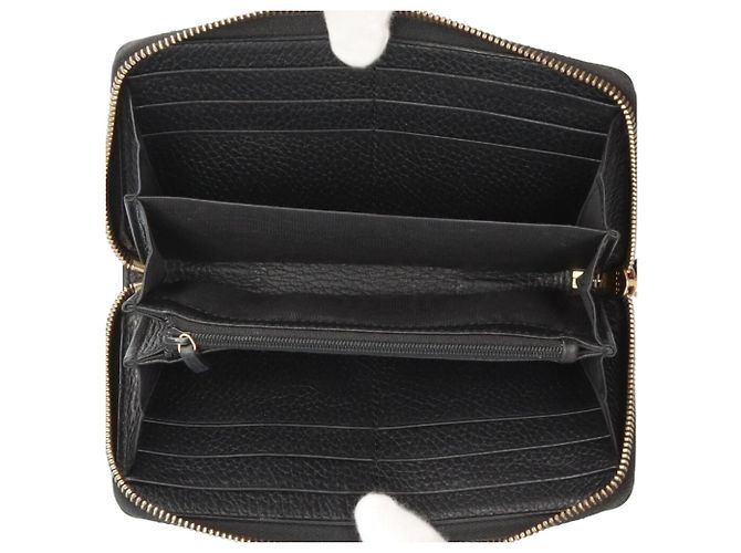 Gucci Zip-Around Wallet GG Marmont Schwarz - Ansicht 5