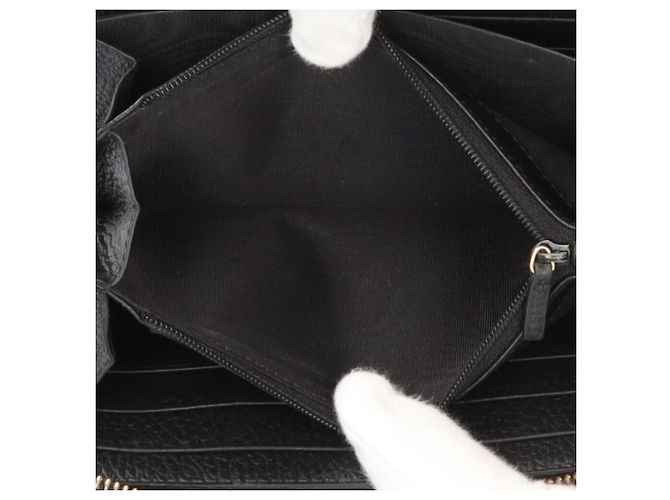 Gucci Zip-Around Wallet GG Marmont Schwarz - Ansicht 6