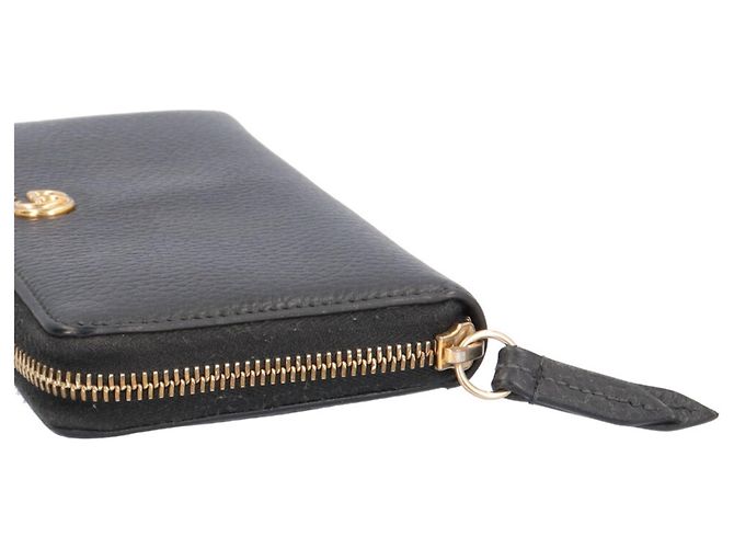 Gucci Zip-Around Wallet GG Marmont Schwarz - Ansicht 8