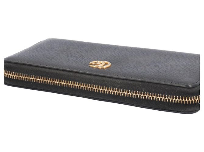 Gucci Zip-Around Wallet GG Marmont Schwarz - Ansicht 9