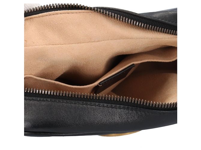 Borsa a Spalla Gucci GG Marmont Nero - vista 8