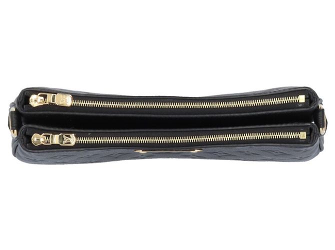 Borsa a tracolla Louis Vuitton Pochette Rive Monogram Empreinte Nero - vista 11
