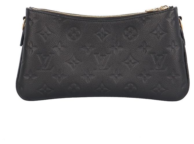 Borsa a tracolla Louis Vuitton Pochette Rive Monogram Empreinte Nero - vista 4