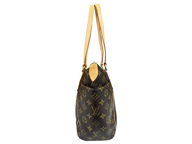 Borsa Tote Louis Vuitton Totally PM Monogram Marrone Monogramma - vista 4