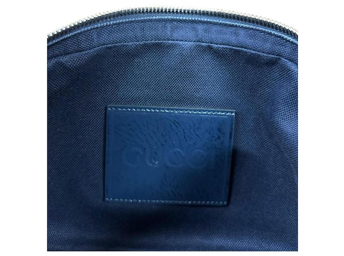 Borsa a Spalla Gucci GG Denim Blu navy - vista 10