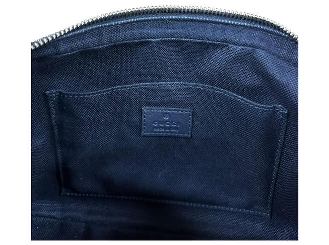 Borsa a Spalla Gucci GG Denim Blu navy - vista 9