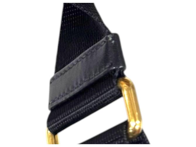 Borsa a tracolla in nylon nero Prada - vista 11
