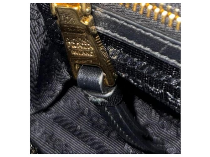 Borsa a tracolla in nylon nero Prada - vista 8