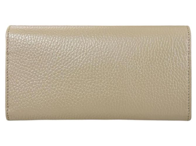 Cartera Continental Gucci Double G Beige Púrpura Amarillo - vista 2