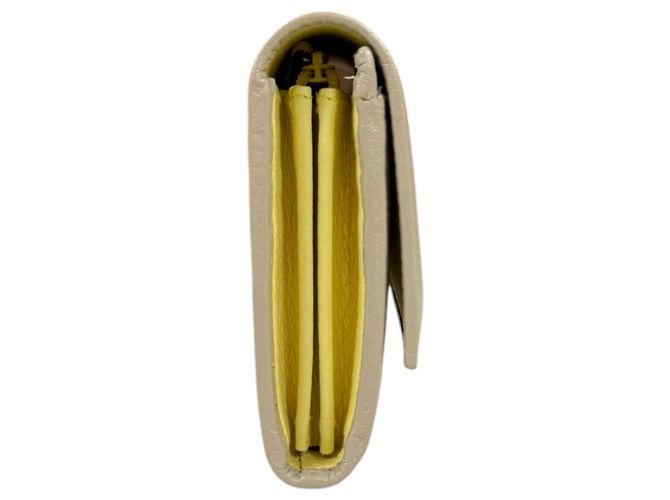 Cartera Continental Gucci Double G Beige Púrpura Amarillo - vista 3