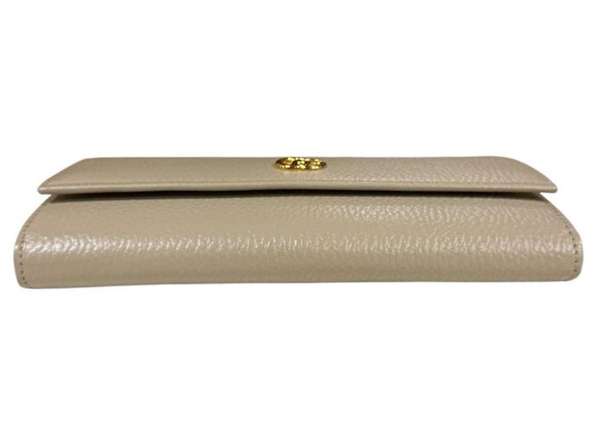 Cartera Continental Gucci Double G Beige Púrpura Amarillo - vista 5