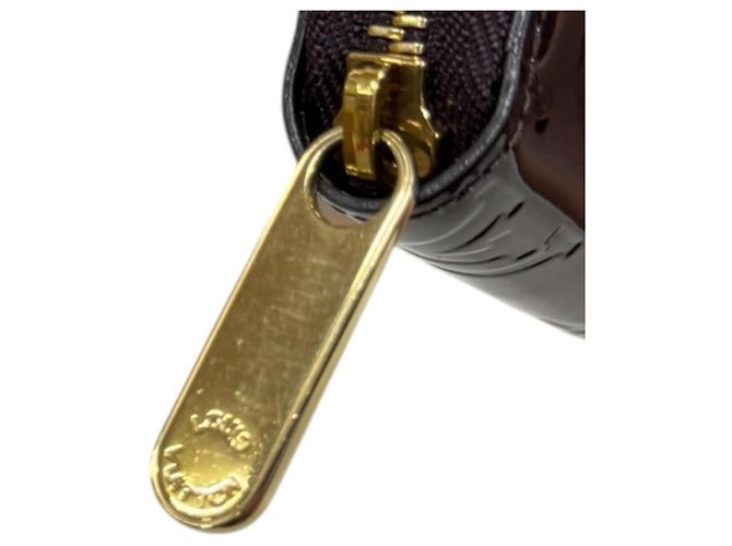 Cartera Zippy Monogram Vernis Louis Vuitton Burdeos Púrpura - vista 11