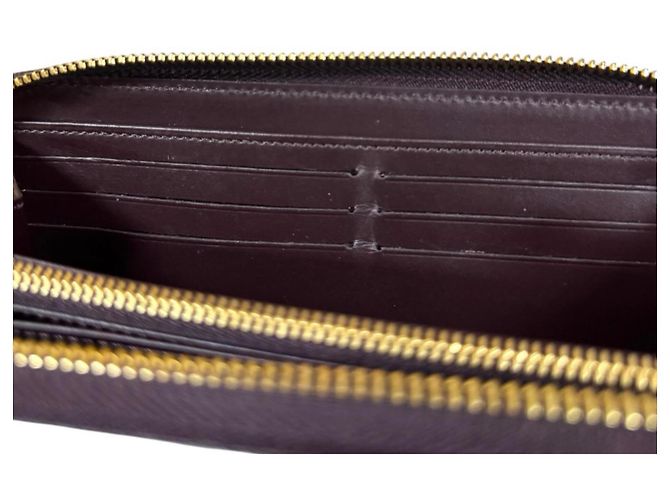 Cartera Zippy Monogram Vernis Louis Vuitton Burdeos Púrpura - vista 8