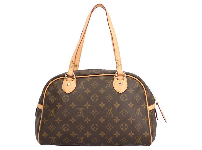 Bolso de hombro Louis Vuitton Montorgueil PM Monogram Castaño - vista 3