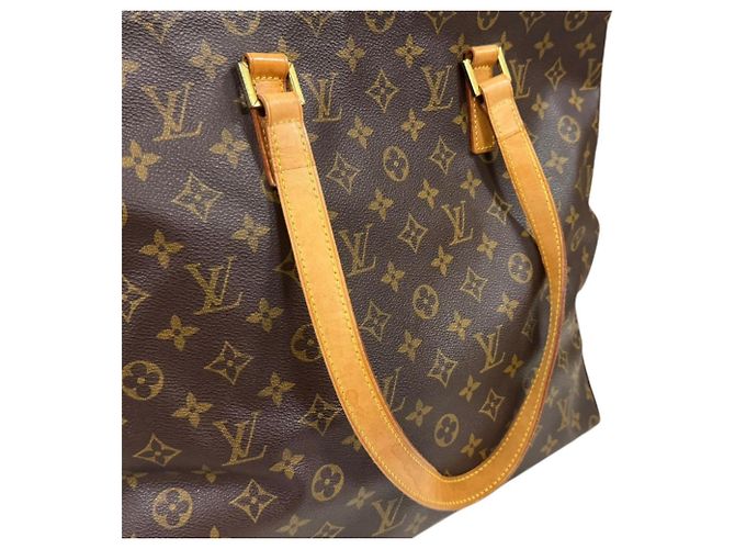 Borsa Tote Cabas Mezzo Monogram Louis Vuitton Marrone - vista 10