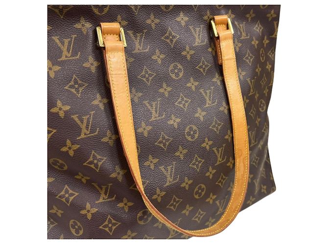Borsa Tote Cabas Mezzo Monogram Louis Vuitton Marrone - vista 11
