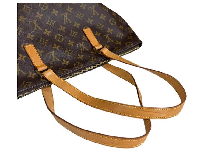 Borsa Tote Cabas Mezzo Monogram Louis Vuitton Marrone - vista 12