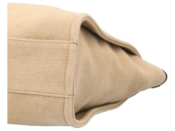 Borsa Tote Chanel Deauville PM Beige - vista 10