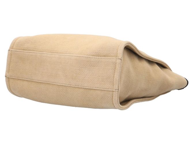 Borsa Tote Chanel Deauville PM Beige - vista 6