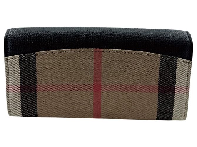 Cartera larga negra Burberry Negro - vista 2