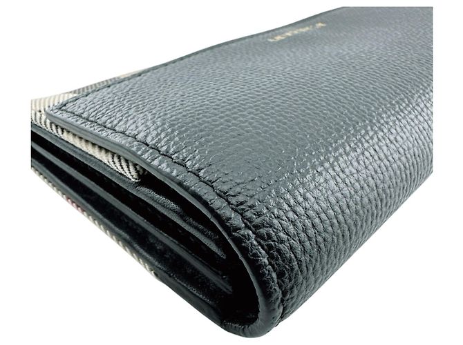 Cartera larga negra Burberry Negro - vista 3