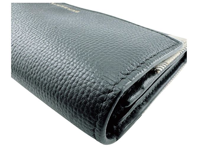 Cartera larga negra Burberry Negro - vista 6
