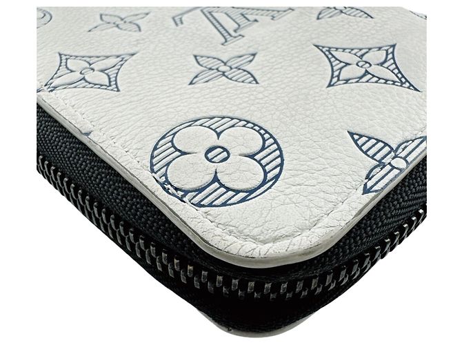 Louis Vuitton Monogram Shadow Long Wallet Weiß - Ansicht 3