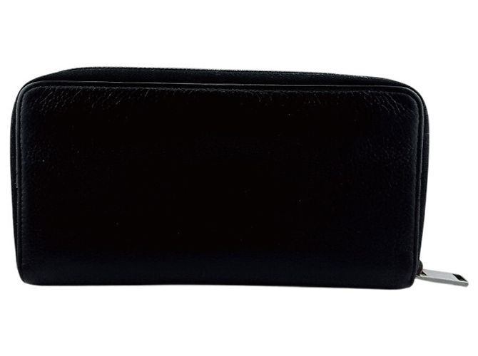 Christian Dior Black Leather Long Wallet - view 2