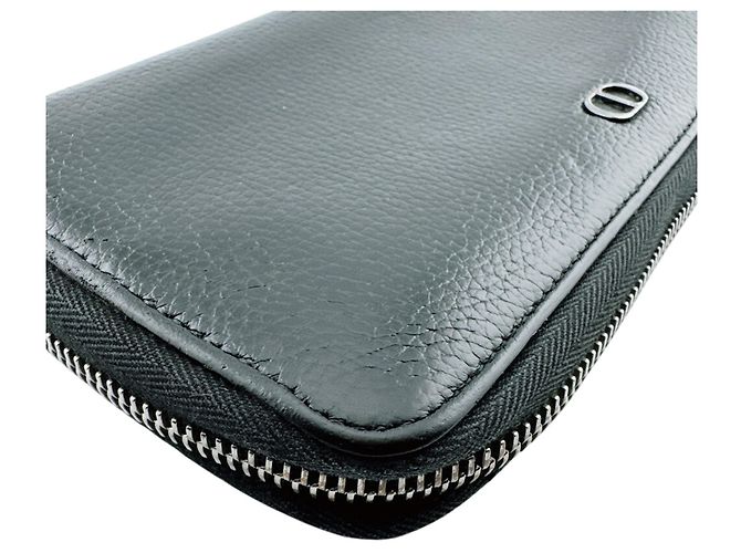 Christian Dior Black Leather Long Wallet - view 3