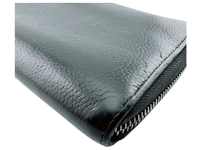 Christian Dior Black Leather Long Wallet - view 4
