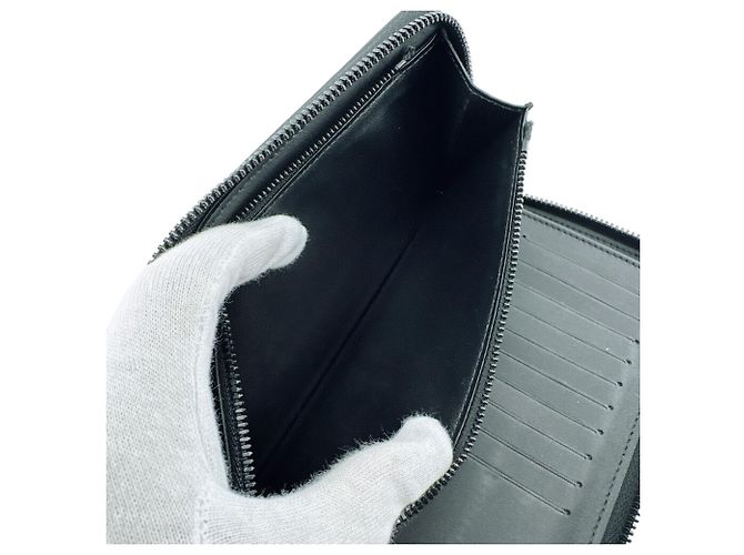 Louis Vuitton Zippy Wallet Vertical Black - view 8