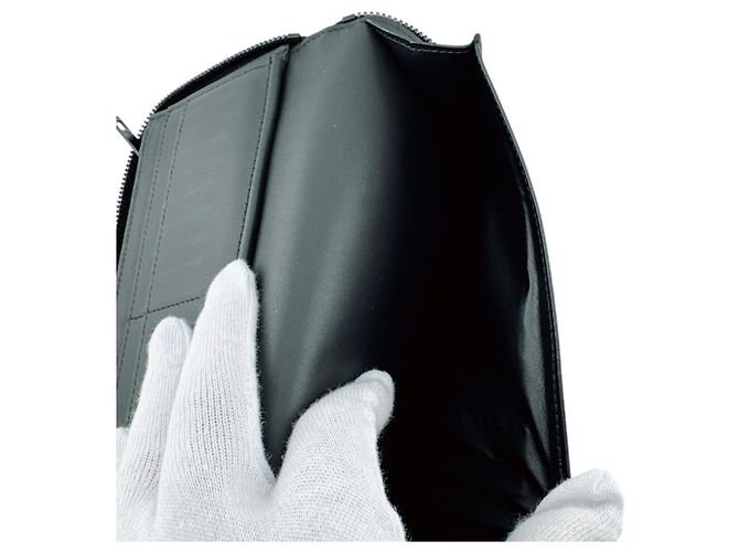 Louis Vuitton Zippy Wallet Vertical Black - view 9