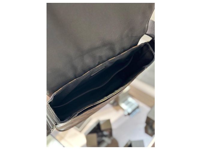 Borsa Messenger Louis Vuitton Damier Ebene Marrone - vista 6