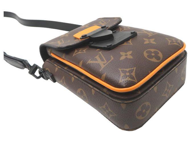 Borsa a tracolla S-Lock Wearable Wallet Louis Vuitton Marrone Giallo - vista 3