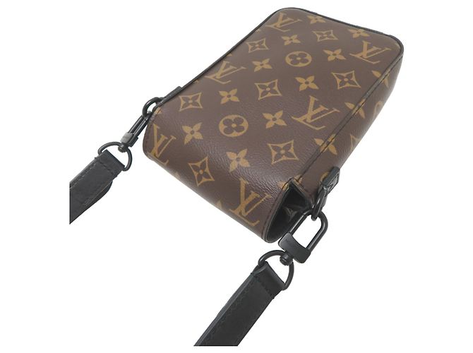 Borsa a tracolla S-Lock Wearable Wallet Louis Vuitton Marrone Giallo - vista 4