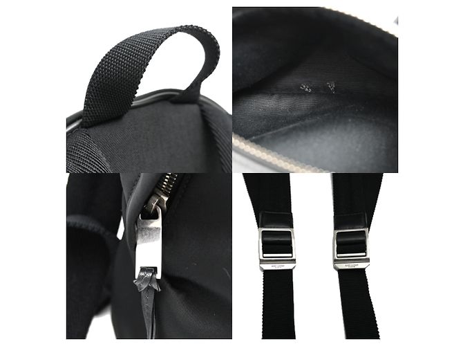 Saint Laurent Toy City Mini-Rucksack Schwarz - Ansicht 7